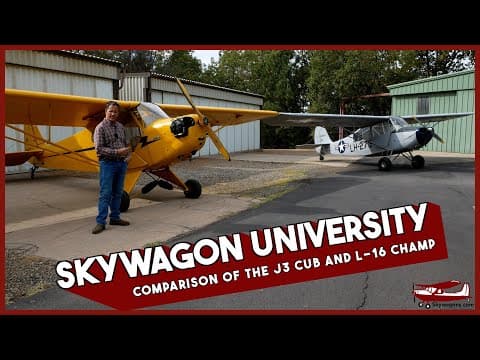 Comparing the J3 Cub to the L16 Champ